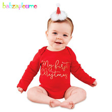 Babzapleume-ropa de Navidad para recién nacido, mono de algodón de manga larga, ropa de bebé pequeña, monos para niños y niñas, BC1322 2024 - compra barato