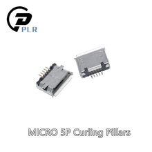 10PCS Type B Micro USB 5P 5-pin Micro USB Jack, 5Pins Micro USB Female Connector 2024 - buy cheap