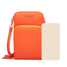 Красочный сотовый телефон сумка Мода ежедневного использования держатель для карт маленькая летняя сумка на плечо для женщин серый 2024 - купить недорого