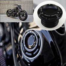 Aluminum Alloy Aluminum Fuel Gas Oil Cap For Harley Sportster Dyna Touring Softail 1996-2018 2024 - buy cheap