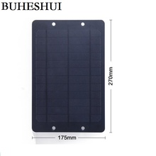 BUHESHUI 6 в 1000 мА 6 Вт Мини монокристаллическая солнечная панель для домашних животных, Маленькая солнечная батарея для велосипеда, поделитесь своими руками, солнечное зарядное устройство 2024 - купить недорого