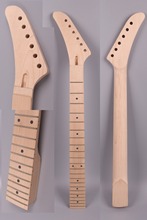 New Unfinished electric guitar neck maple made  maple fingerboard 25.5" 648mm 22 fret   banana head 2024 - buy cheap
