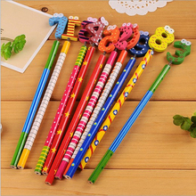 10 шт./лот от 0 до 9nmuber новые милые деревянные карандаши для офиса и учебы канцелярские карандаши детские подарки 2024 - купить недорого