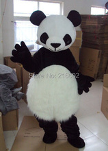 Trajes cosplay adorável panda adulto mascote traje terno para qualquer tamanho 2024 - compre barato