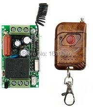 Interruptor de luz com controle remoto ac220v 1ch 10a, módulo receptor rádio telescópico de saída com relé transmissor e código de aprendizagem 2024 - compre barato