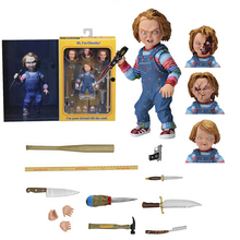 NECA-figura de acción de Chucky para niños, juguete de modelos coleccionables de PVC, CON CAJA Original 2024 - compra barato