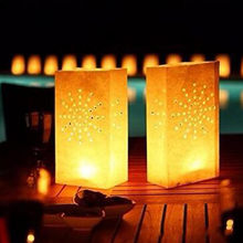 Romantic night decoration paper candle bag wedding birthday party home party festival garden decoration candle paper lantern 2024 - buy cheap