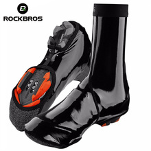 ROCKBROS Waterproof Cycling Shoe Covers Elastic Durable Windproof MTB Road Bike Rain Overshoes Bicycle Sneaker Covers Equipment 2024 - buy cheap