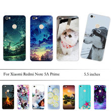 Silicone Case For Xiaomi Redmi Note 5 A Prime Phone Case For Xiaomi Redmi Note 5A Prime 5.5 Inch Soft TPU Cute Cartoon Pattern 2024 - buy cheap