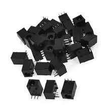 Tomas de corriente DC negro para enchufe de 1,1mm x 3,5mm DIY 2024 - compra barato