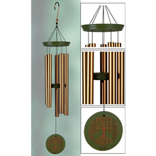 Large Metal Wind Chimes Outdoor, 36'' Garden Windchimes with 5 Tubes for Patio and Terrace Hanging Decoration 2024 - buy cheap