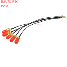 5PCS 15CM SMA Straight JACK TO IPEX FEMALE connector RF Pigtail cable  RG178 uFL/u.FL/IPX Antenna adapter wire for WIFI/GSM/GPS 2024 - buy cheap