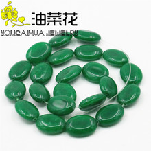 For Necklace&Bracelet 13X18mm Rare Green Peridot Oval Loose Beads Gift For Women Girl Loose Beads Jewelry Making Design 15inch 2024 - buy cheap