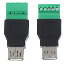 Conector de tornillo USB hembra a hembra, 1 unidad 2024 - compra barato