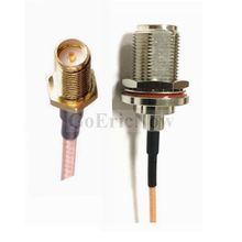 5 pcs RF coaxial RP-SMA Female Switch N type Female Jack with waterproof Pigtail Jumper Cable RG316 15CM Connector Adapter 2024 - buy cheap