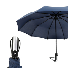 Полностью Автоматический складной автоматический зонт от дождя для женщин и мужчин, роскошные большие ветрозащитные дорожные зонты для мужчин и женщин, мощный зонт 2024 - купить недорого