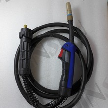 Pistola de solda flexível mb25 25ak, conector rápido euro refrigerada a ar de 3m para máquina de solda mig mag, 1 peça sale1 2024 - compre barato