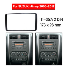 Doble Din радио фасция для SUZUKI Jimny, стерео аудио панель установка приборной панели комплект Регулировочная рама адаптер Топ 11-357 2024 - купить недорого