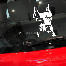 Newest Design  Car Styling Funny Wild Hound Dog Decal Decoration Accessories for Tesla Volkswagen Renault Opel Lada 2024 - buy cheap