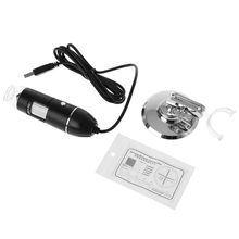 Endoscopio de cámara con microscopio Digital USB, lupa de 8LED con soporte de Metal para Windows, 1000X 2024 - compra barato