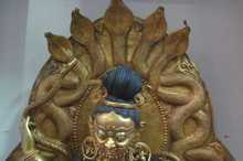 32" China Bronze 24K gold Buddhism Yellow Jambhala Buddha Sculpture Statue 2024 - buy cheap