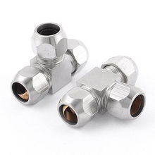 2 Pcs 12mm Tube Pneumatic Hose Air Fitting Tee Quick Connector Coupler 2024 - buy cheap