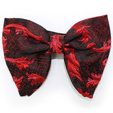 RBOCOTT New Big Bow Ties Men's Novelty Floral Bowtie Red Black Solid Fashion Flowers Bow Tie For Men Women Wedding Accessories 2024 - buy cheap