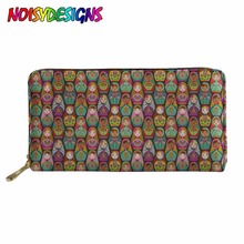 Purse Women russian doll pattern Kawaii Printed Wallets Ladies Long Clutch Phone Wallet Females Card Holders for Teen girl Bolsa 2024 - buy cheap