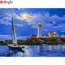 Diamond Embroidery Landscape 5D DIY Diamond Painting Cross Stitch sailing boat Full Square Drill Decoration Home XY1 2024 - buy cheap