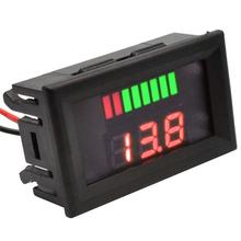 DC 12V Red LED Digital Voltmeter Acid Lead Battery Indicator Battery Capacity Tester Monitor Detector Voltage Meter 2024 - buy cheap