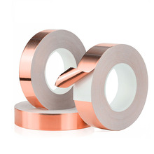 50M Single Surface Conductive Copper Foil Tape Pure Copper Radiation Protection High Temperature Resistant Copper Foil Tape 2024 - buy cheap