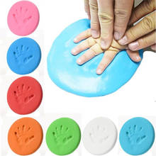 Мягкая глина для сушки на воздухе, 7 цветов, наборы для 3d-печати отпечатков пальцев, чернильные подушечки для родителей и детей, сувениры для младенцев 2024 - купить недорого