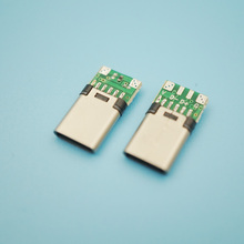 Conector de datos USB tipo C, enchufe con PCB de uso común para teléfono, 50 Uds. 2024 - compra barato