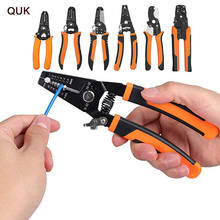 QUK Cable Wire Stripper Crimper Multifunctional Cutting Pliers Handle Tools Automatic TAB Terminal Crimping for Lug Terminals 2024 - buy cheap