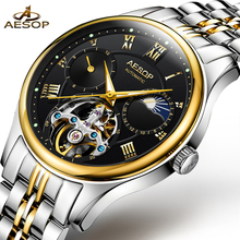 AESOP Brand Luxury Men Watch Men Automatic Mechanical Wrist Sapphire Crystal Wristwatch Male Clock Relogio Masculino Watches 2024 - buy cheap