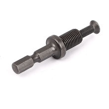 Hexagonal 1/4" 6.35mm Hex Shank Adapter to 3/8"-24UNF Male Thread w Reverse Screw for Drill Chuck LXM 2024 - buy cheap
