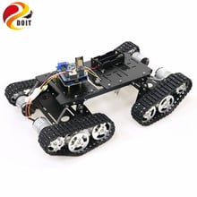 WiFi/Bluetooth/PS2 управления RC 4wd Робот Танк шасси комплект с UNO R3 плата + плата драйвера двигателя для Arduino DIY 2024 - купить недорого