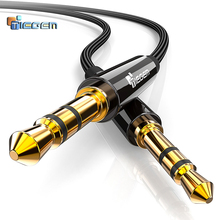TIEGEM AUX кабель Jack 3,5 мм аудио кабель 3,5 мм разъем акустический кабель для наушников автомобиля Xiaomi redmi 5 plus Oneplus 5t AUX шнур 2024 - купить недорого