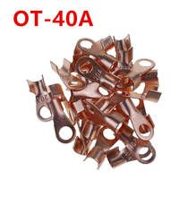 10Pcs  OT -40A Copper Lug Cable Connector Terminal Crimping 4-10mm2 Cable Wire 2024 - buy cheap