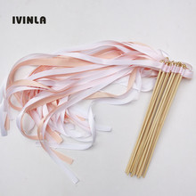 50pcs/lot  White and coral Wedding Wands For  Wedding Decoration 2024 - buy cheap