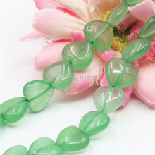 12mm Green Aventurine Accessories Loose Beads Heart Semi Finished Stones Balls Gifts Crafts DIY Beads 15inch Girl Jewelry Making 2024 - buy cheap