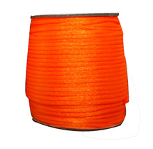 2mm Neon Tangerine Rattail Satin Nylon Cord+Jewelry Findings Accessories Macrame Rope  Bracelet Beading Cords 50m/Roll 2024 - buy cheap