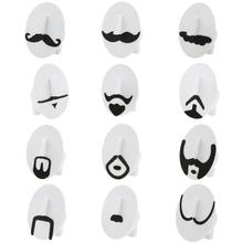 Soporte de exhibición para gafas de sol de EVA para hombre, estuche organizador con diseño de cara de bigote, 13 Uds. 2024 - compra barato
