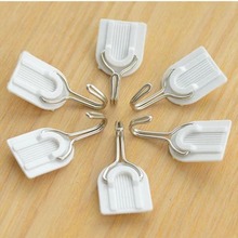 6Pcs Self Bathroom Kitchen Hooks for Hanging Adhesive Hooks Stick On Wall Hanging Door Clothes Towel Handbag Holder Wall Hanger 2024 - buy cheap