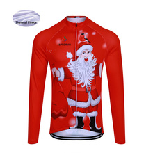SPTGRVO LairschDan 2019 red Mens Winter Thermal Fleece Cycling Clothing Tops Bike Wear Maillot Ciclismo MX DH Long Sleeve Jersey 2024 - buy cheap