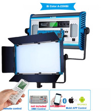 Yidoblo emissor de luz de led profissional, para fotografia, tela lcd, luz suave, em cores variadas, conjunto de controle remoto por app 2024 - compre barato