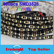10 Rolls 50 Meter Black PCB SMD 3528 LED Strip,120LED/m 5m/Roll,IP65 Waterproof,Black PCB Board,White,Warm White,Red,Green,Blue 2024 - buy cheap