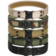 Tactical Belt Men's Military Belts Army Thicken Canvas Tactical Outdoor Waistband Adjustable Hunting Emergency Rigger Survival 2024 - buy cheap