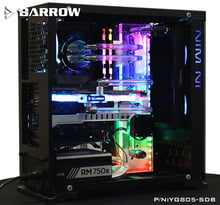 Barrow acrílico placa como uso de canal de água para em win 805/805c computador caso uso para cpu e gpu bloco rgb luz para aura 2024 - compre barato