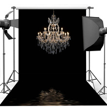 NeoBack винтажный роскошный фон для фотосъемки с изображением люстры черный студийный фон для фотосъемки 2024 - купить недорого